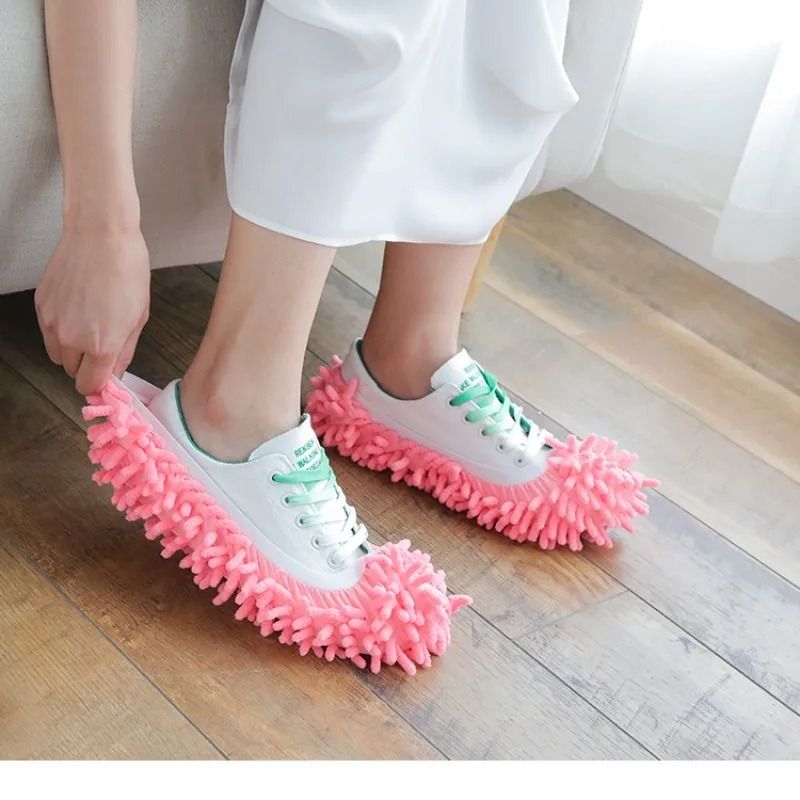 Dust Cleaner Grazing Mop Slippers