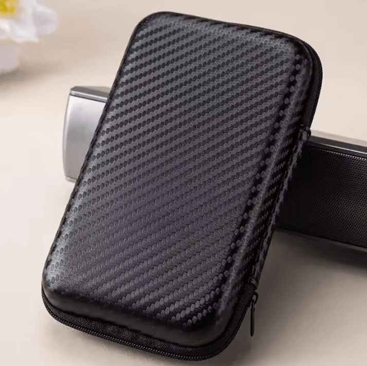 Portable EVA Storage Organizer Case – Hard Shell Zipper Pouch for Cables, Chargers & Gadgets