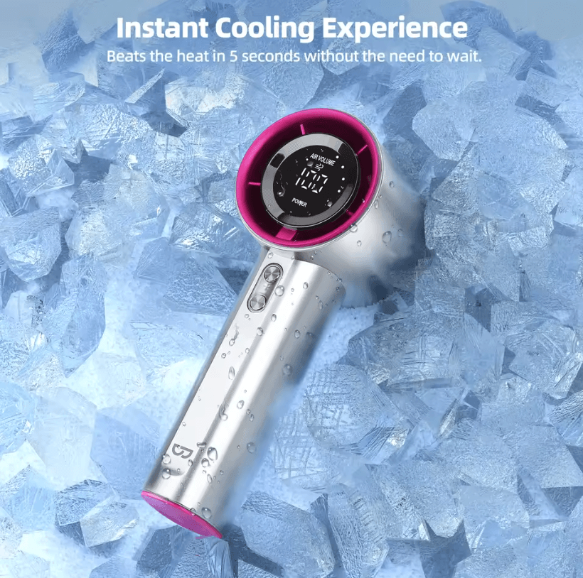 Smart Portable Turbo Fan with Digital Display