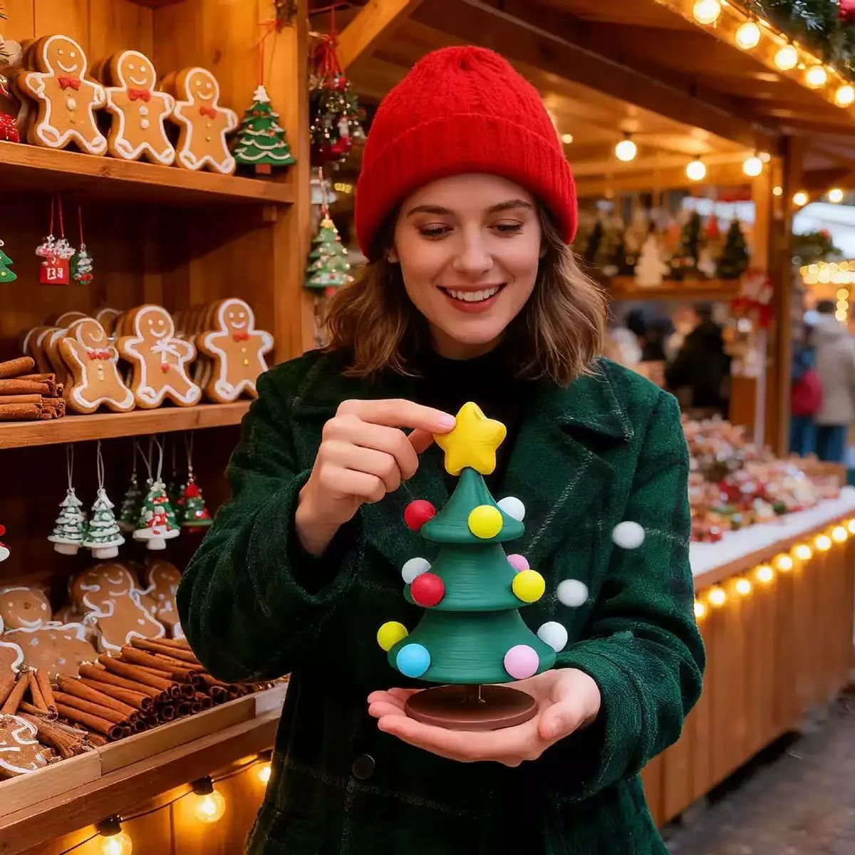 Dancing Rotating Christmas Tree Toy with Music and Lights