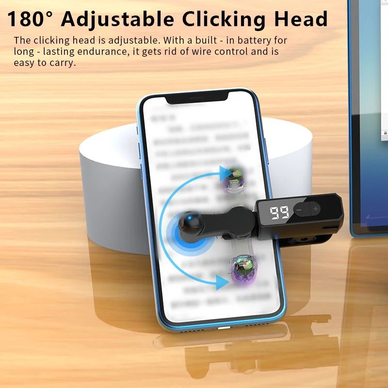 Smartphone Auto Screen Clicker for Gaming, Live Streaming and App Tasks