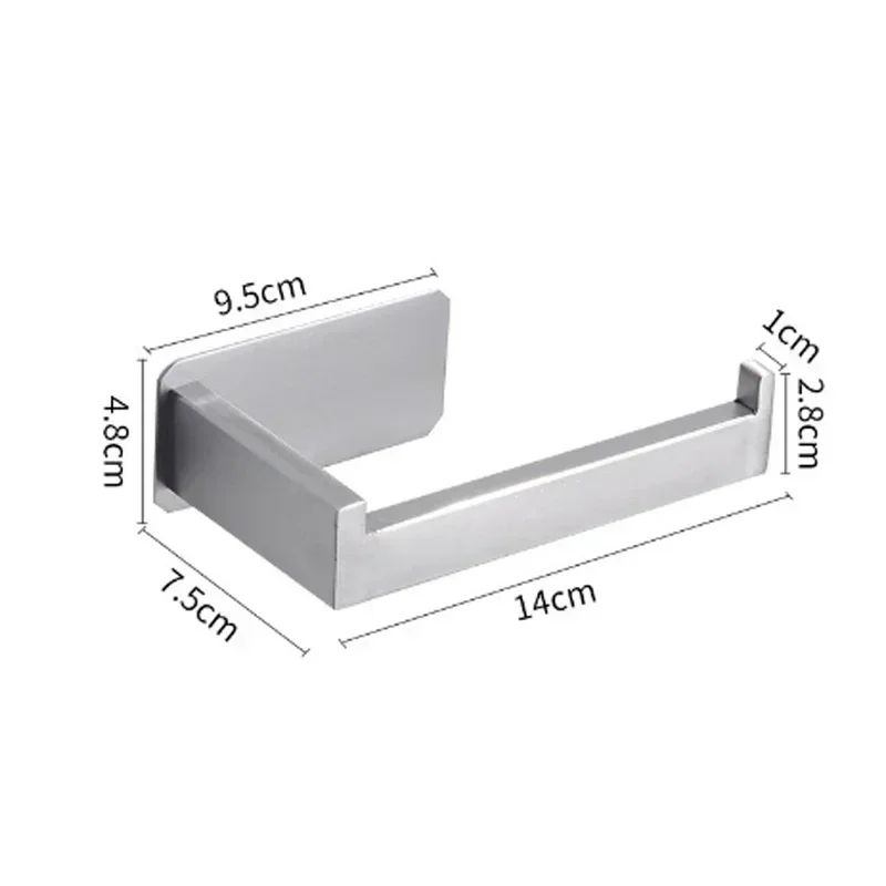 Black Stainless Steel Toilet Paper Holder