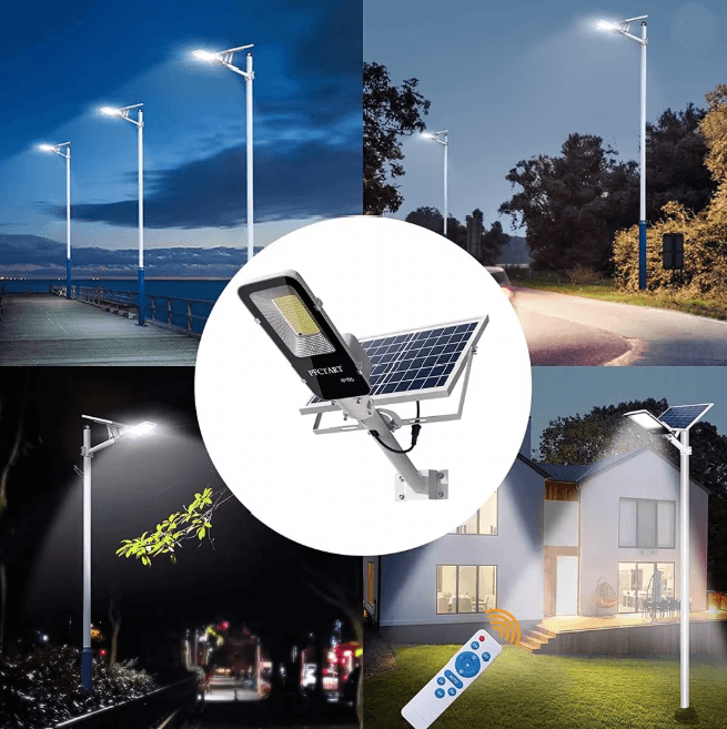 PowerMax 200W Solar Street Light for Garage and Garden