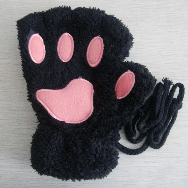 Plush Fingerless Hand Warmers