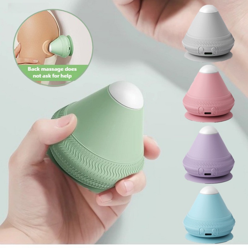 Vibrating Massage Ball USB Rechargeable Muscle Relaxation Massager for Pain Relief
