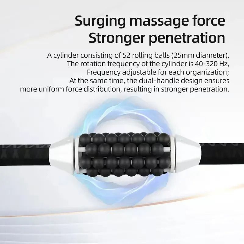 Rechargeable High-Frequency Body Roller for Muscle Relaxation and Slimming