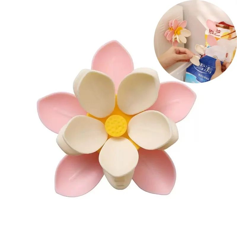 Lotus Petal Magnetic Food Sealing Clips for Kitchen