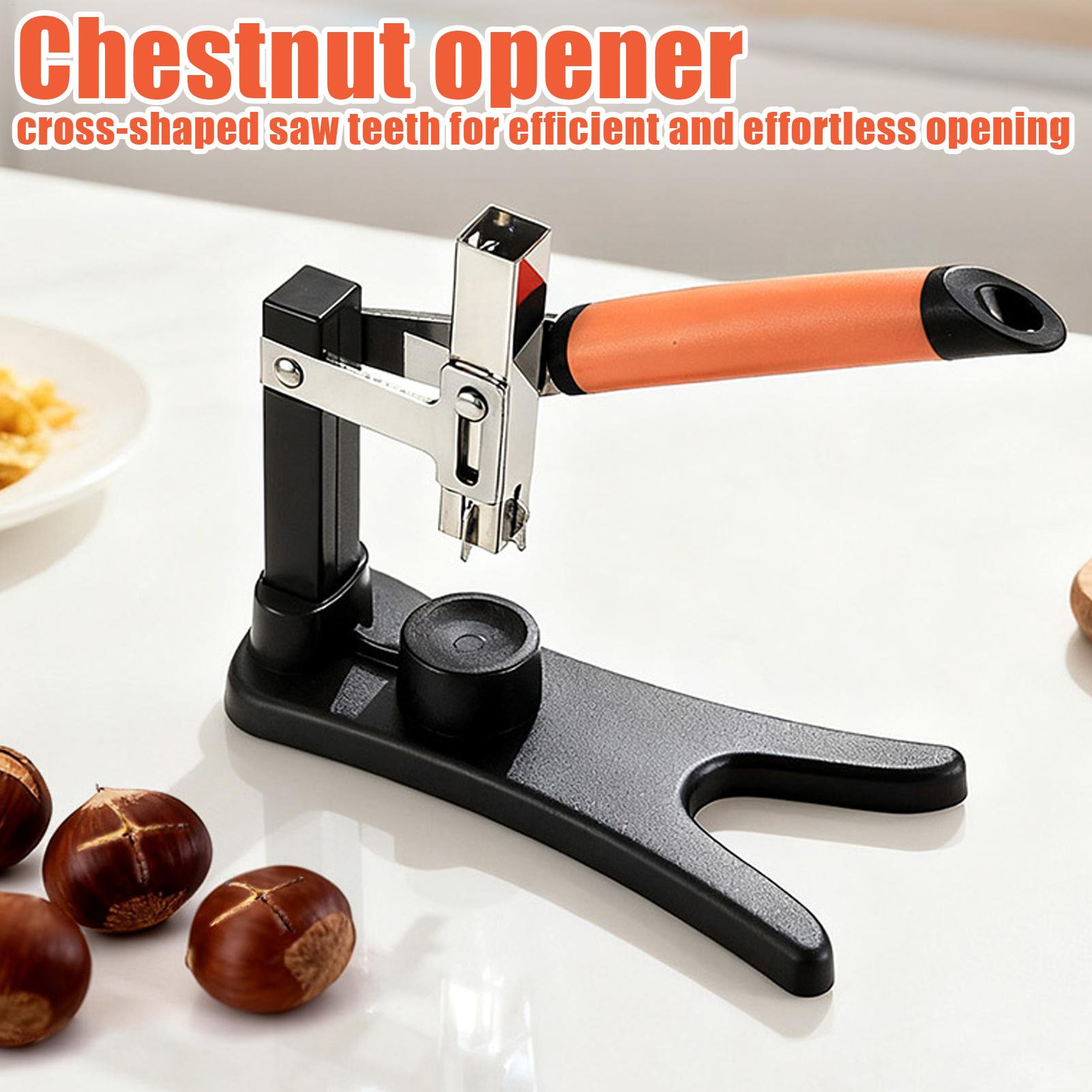 Chestnut Cutter & Nutcracker Tool Portable Chestnut Opener for Effortless Shelling