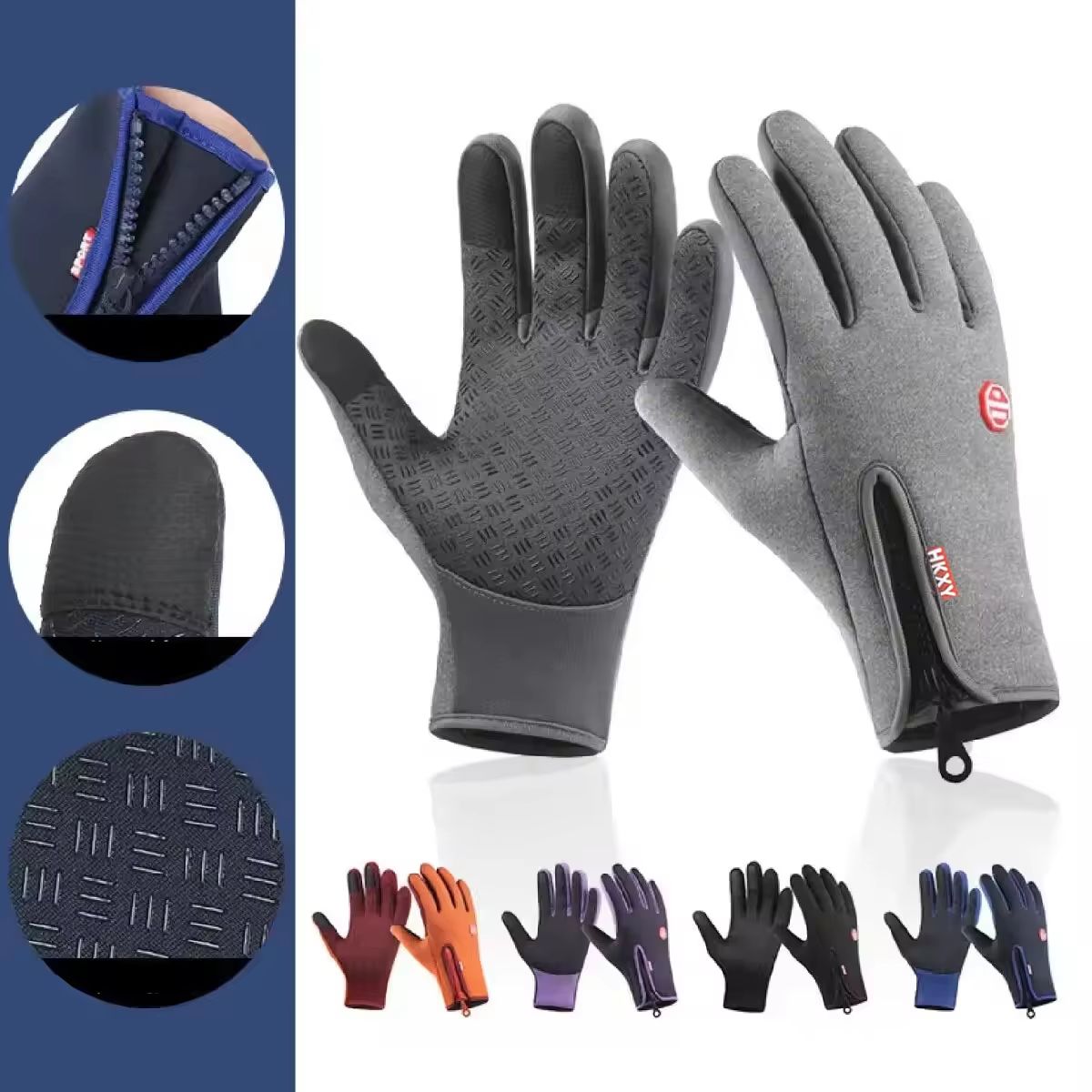 ArcticTouch touchscreen winter gloves – Unisex Waterproof, Windproof Cycling & Ski Gloves