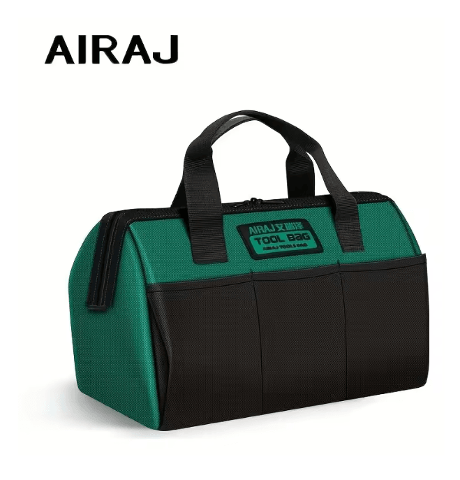 AIRAJ 13 Inch Heavy Duty Tool Bag Durable Oxford Electrician Storage Tote