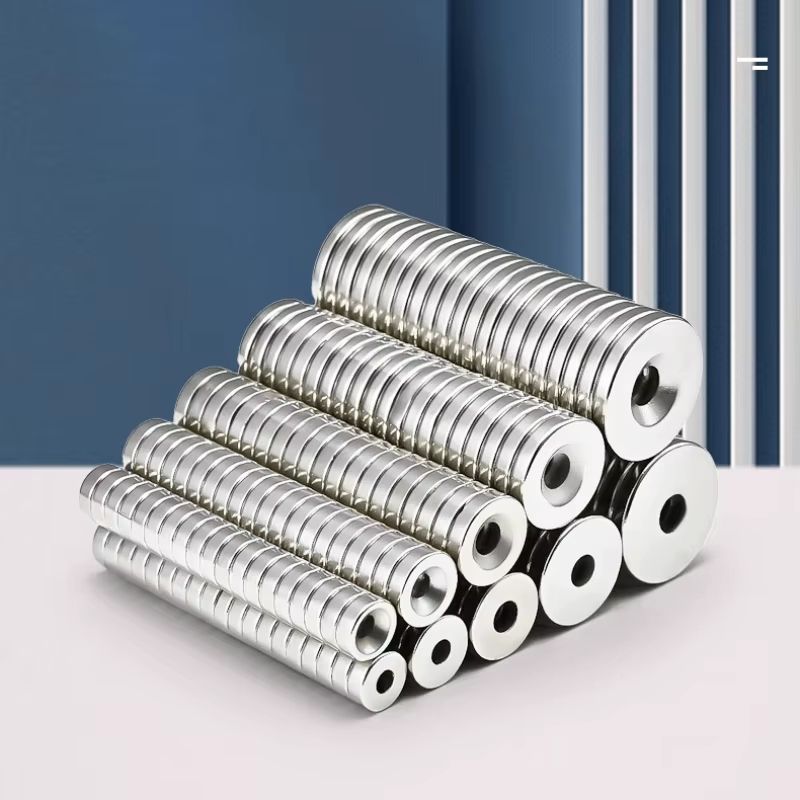 N52 Countersunk Neodymium Magnet 30mm Heavy Duty Screw Mount Disc (20PCS Set)