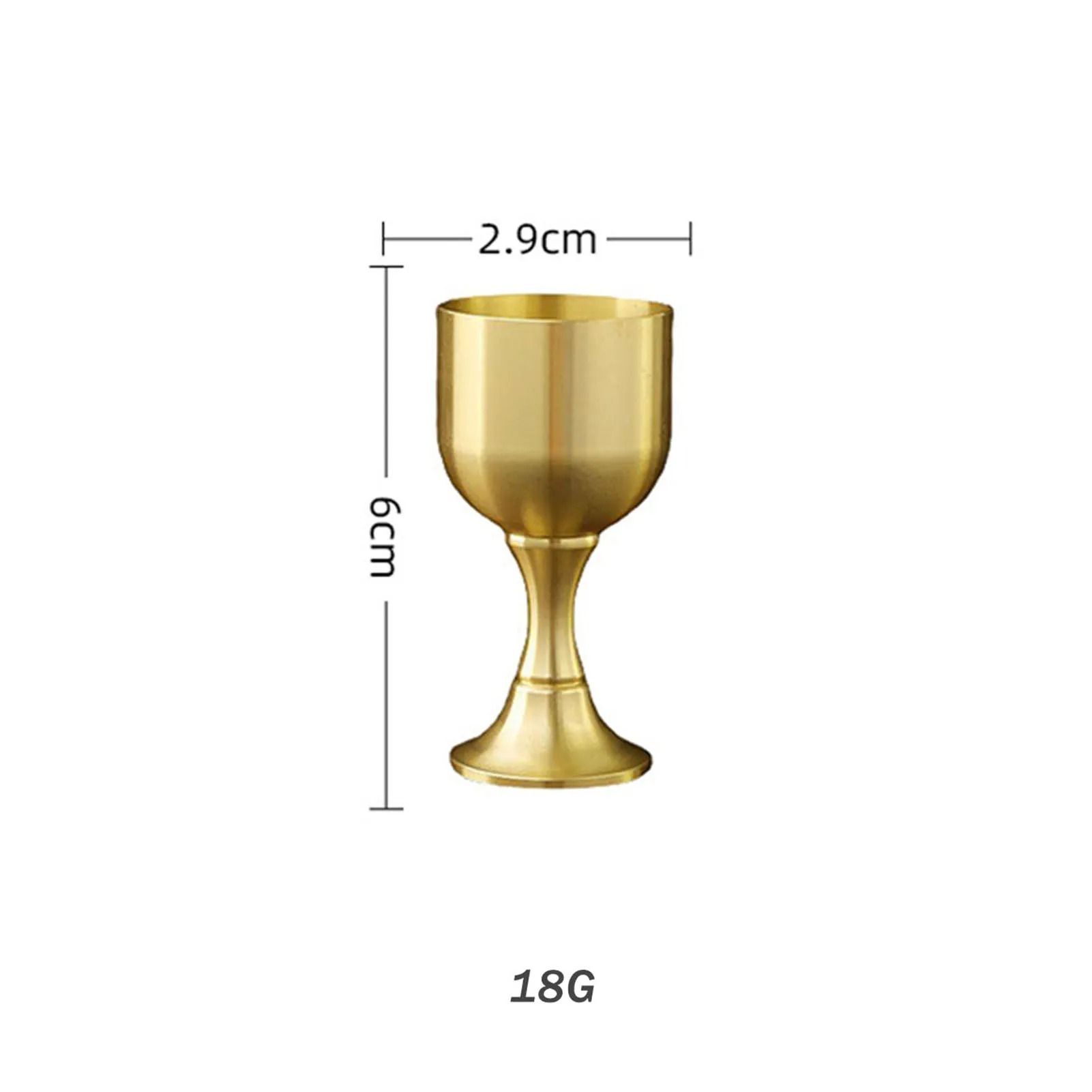 Pure Copper Chalice Cup | Artisanal Brass Beverage Goblet