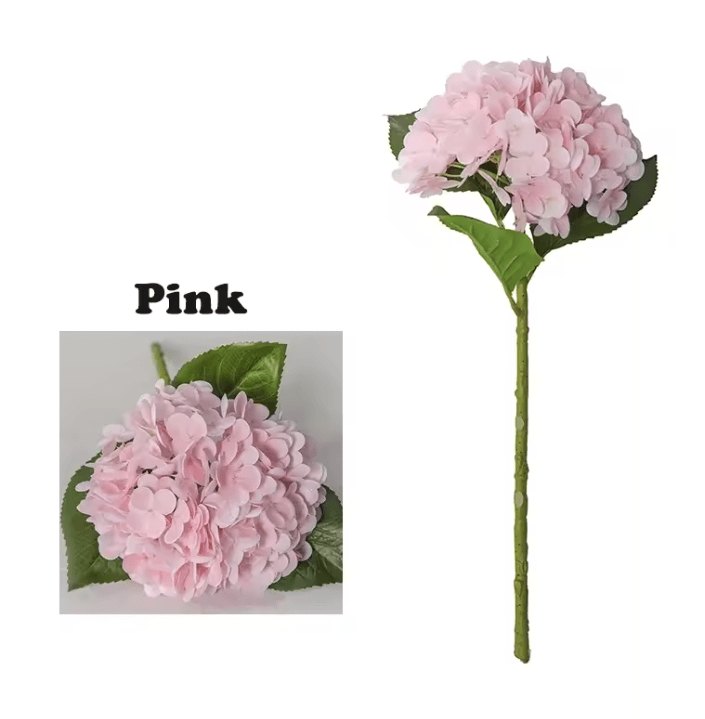 BloomLuxe Real Touch Hydrangea Artificial Flowers