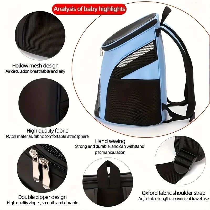 Breathable Mesh Dog Carrier Backpack