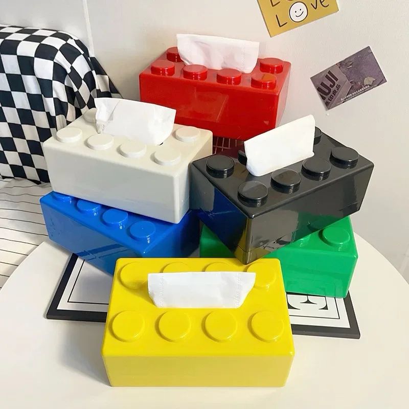 Creative Building Block Tissue Box Holder