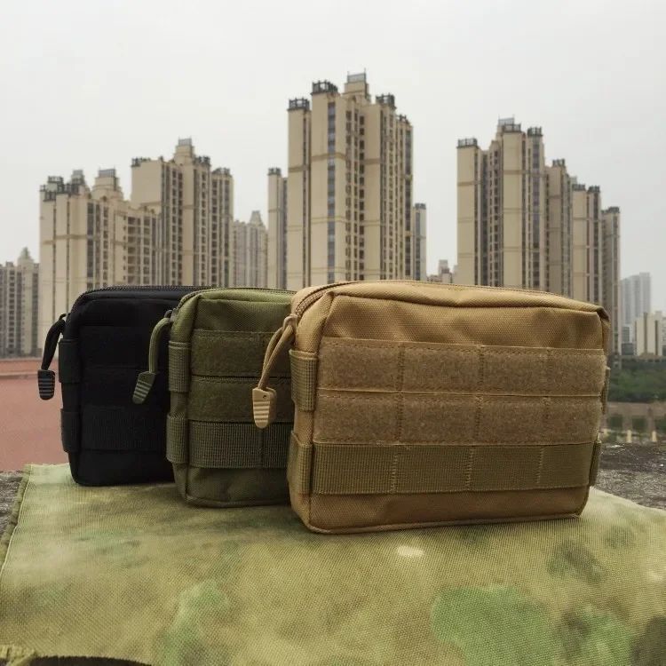 MOLLE Waist Bag Tactical EDC Pouch - Compact Utility Belt Pouch for Outdoor & First Aid Carry