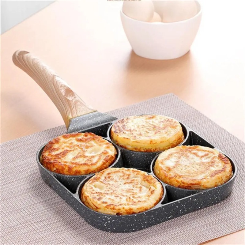 Thickened Non Stick Egg Omelette Pan, Grilled Steak Cooking Pan, Hamburger Bread Breakfast Maker, Induction Cook ware
