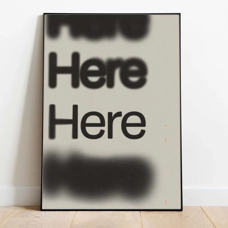 Modern Retro Inspirational Quote Canvas Art