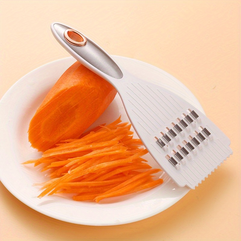 Multi Functional Vegetable Slicer & Sharpener Manual Food Cutter for Potatoes Carrots Fruits Durable Plastic Kitchen
