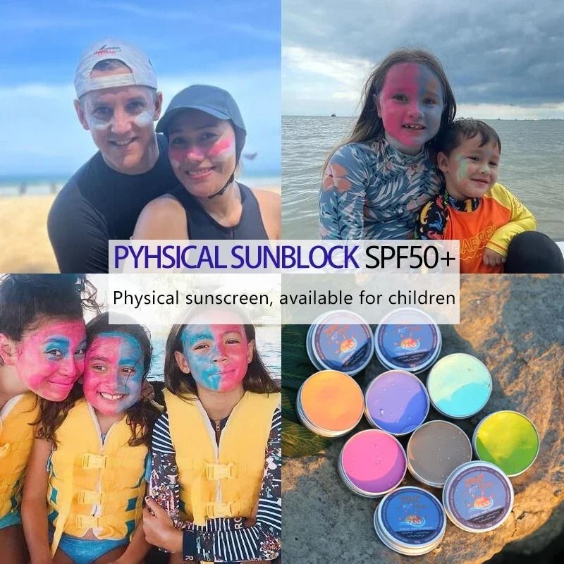 Eco-Friendly Zinc Surfing & Diving Sunscreen Mud