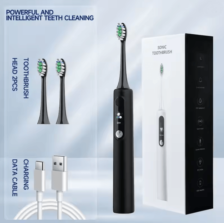 SonicGlow Intelligent Ultrasonic Electric Toothbrush with Magnetic Suspension and Smart Display