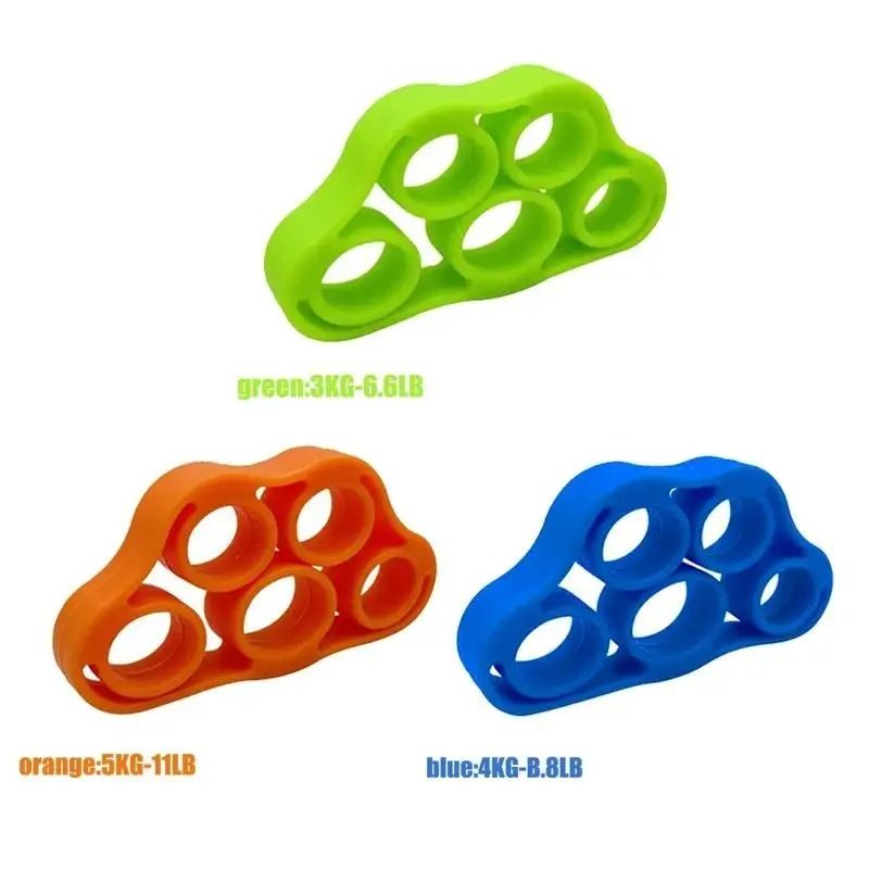 Hand Gripper Finger Expander Resistance Bands Set