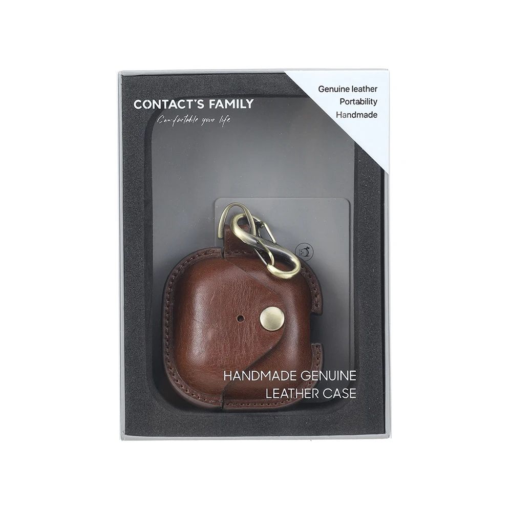 Premium AirPods 4 leather case in Genuine Leather Protective Cover