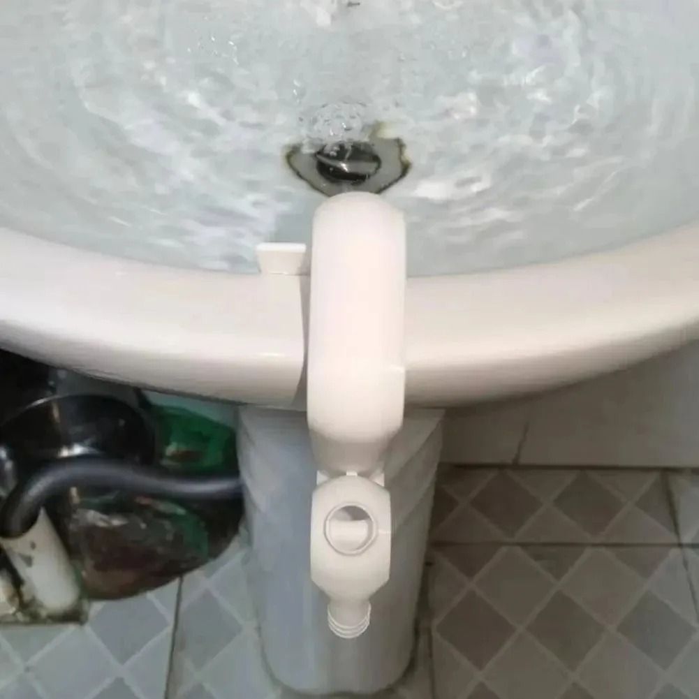 Self-Priming Siphon Hose System – No-Drill Overflow & Rainwater Transfer Pipe – Effortless Auto Drain Solution