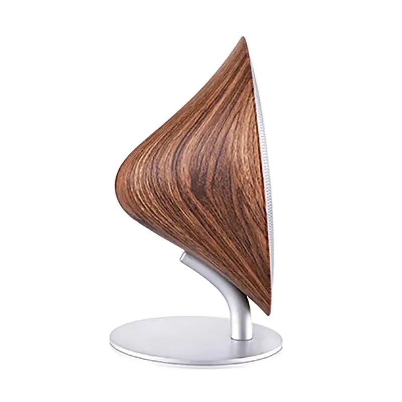 Bluetooth Speaker Retro Wooden Subwoofer with Touch Surface, Home Audio Desktop Stereo Bluetooth Audio Speaker