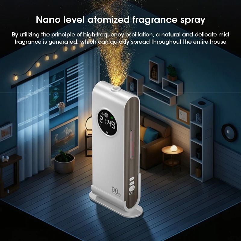 Portable USB Rechargeable Essential Oil Diffuser Mini Aromatherapy Air Purifier