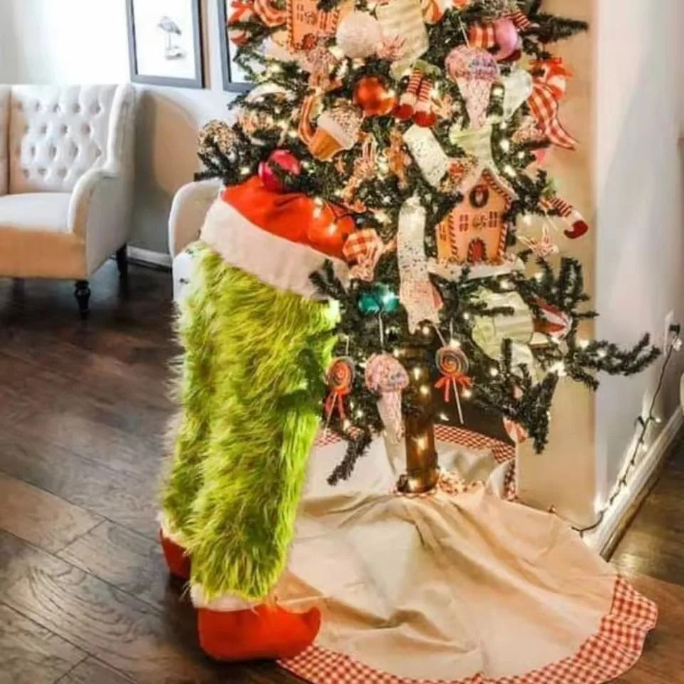 Plush Stuffed Christmas Tree Legs