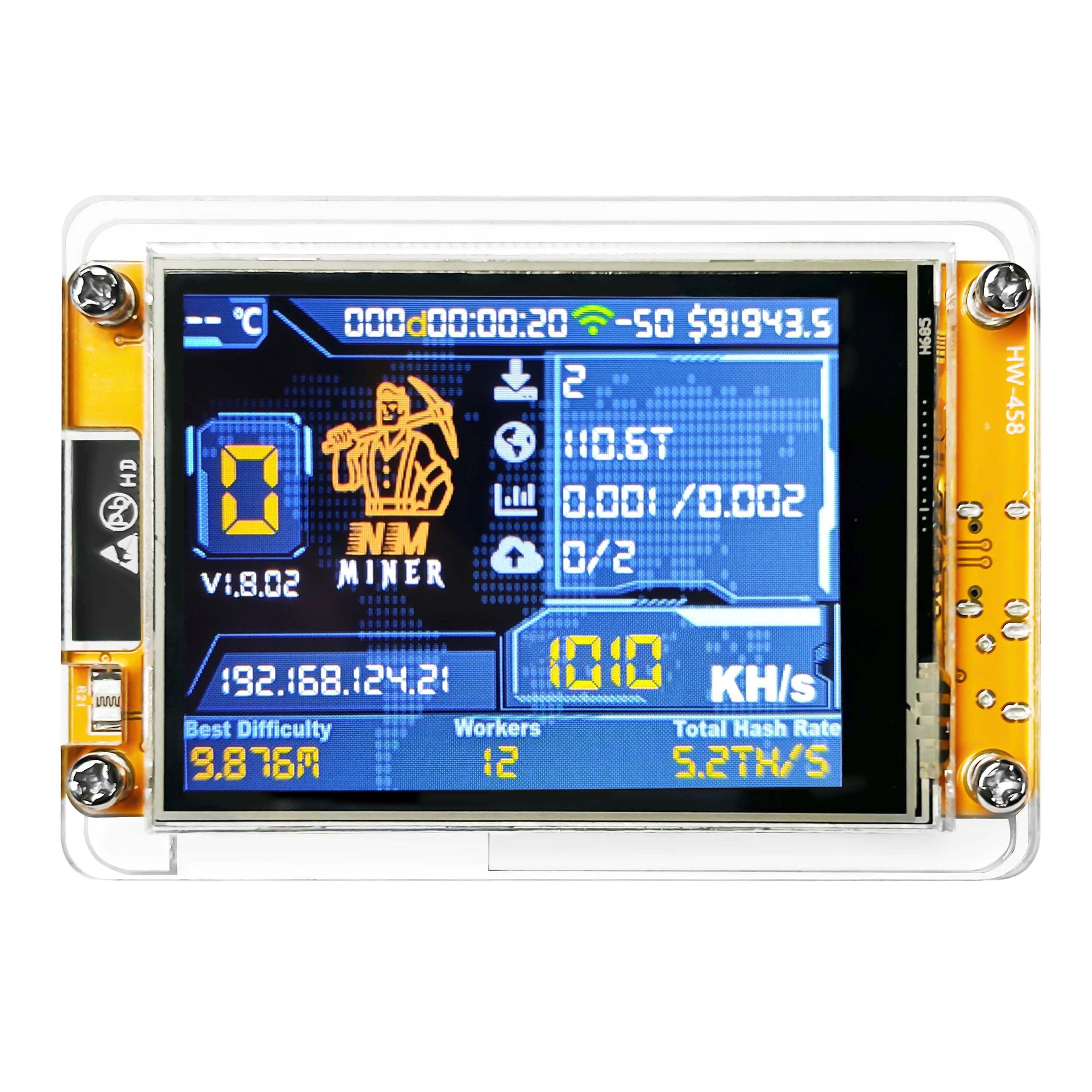 NerdMiner V2 ESP32 Smart Solo Bitcoin Miner with 2.8