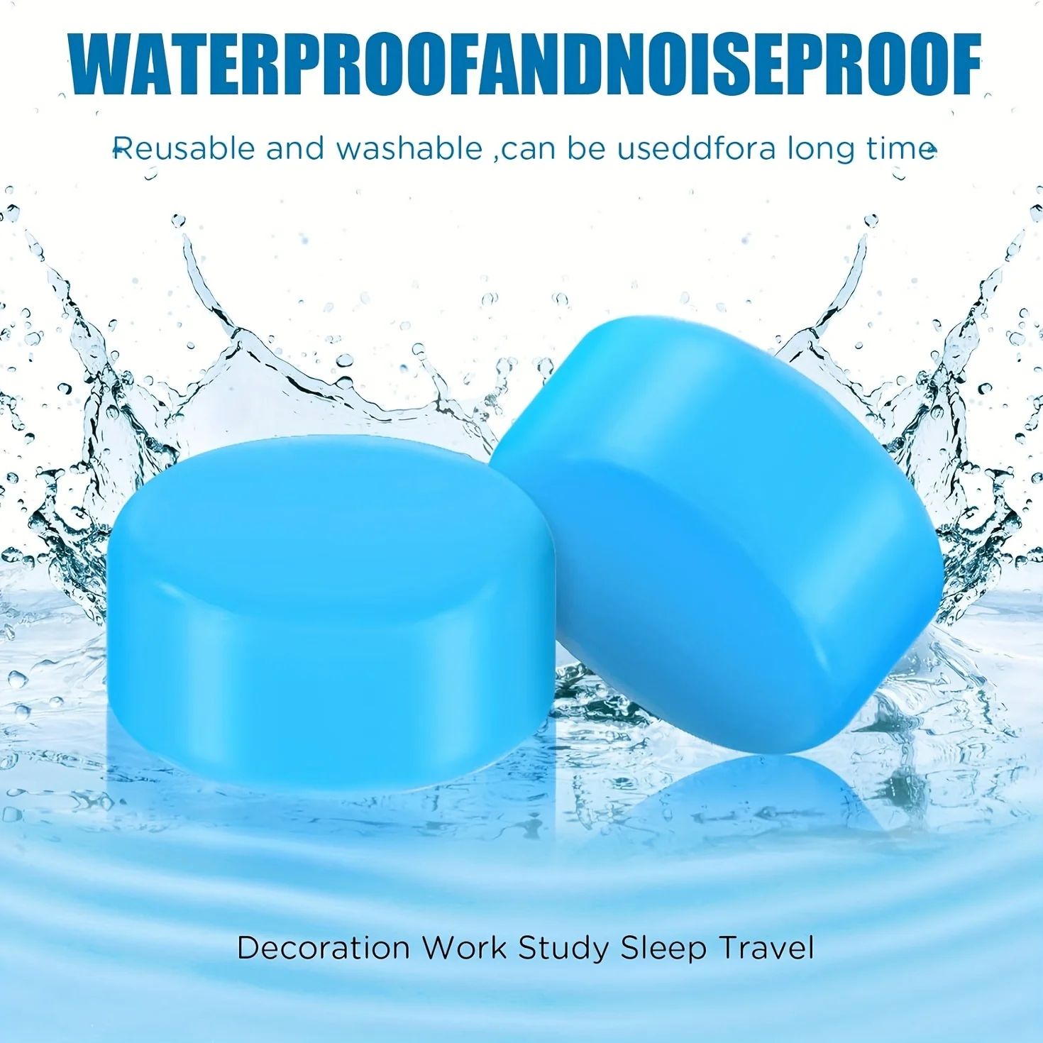 Reusable Silicone Sleep Ear Plugs