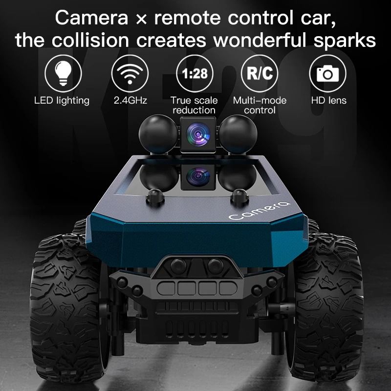 Mini FPV RC Stunt Car with Camera and LED Lights
