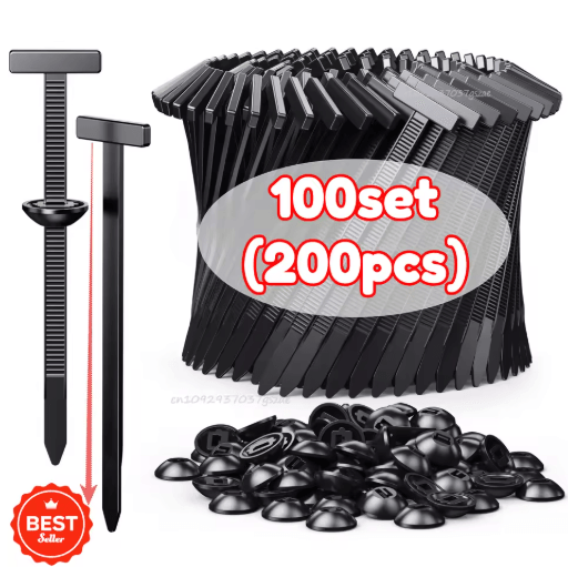 Self-Locking Universal Nylon Cable Ties with Buckle & Pin