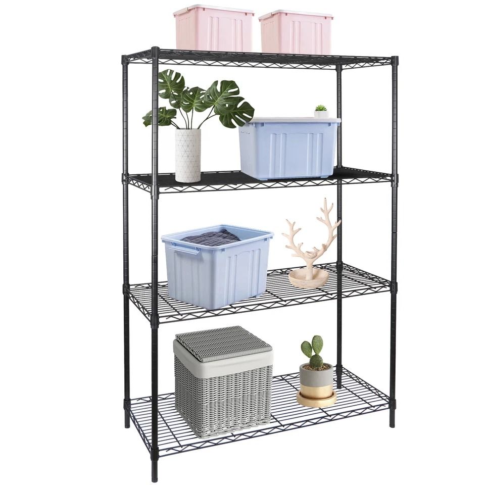 Heavy Duty Storage Wire Shelving Unit Adjustable Garage Kitchen Organizer Rack