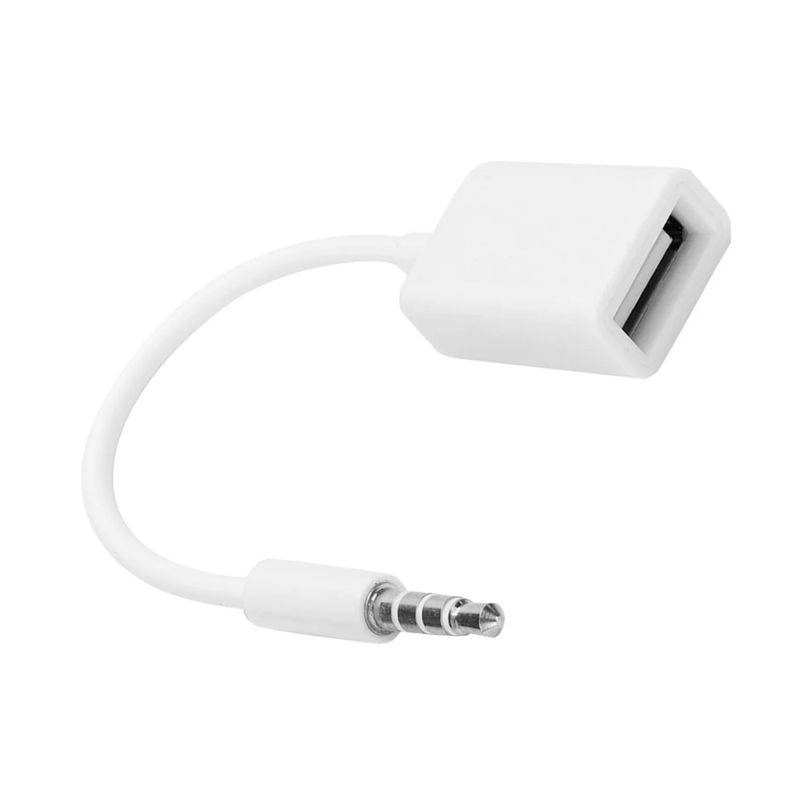 3.5mm to USB Adapter AUX Audio Converter Cable USB Female Jack Connector