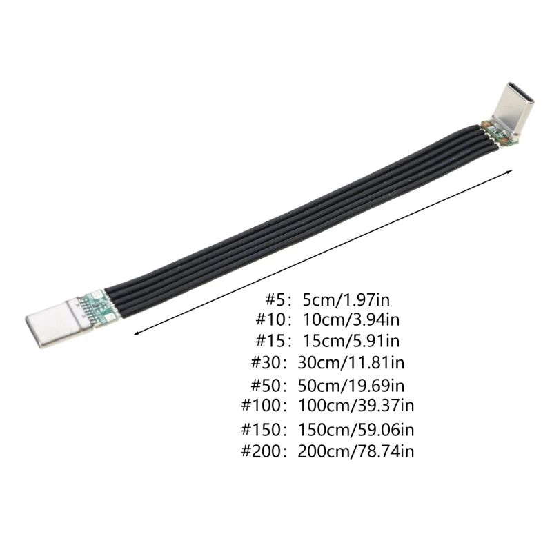 Thin Flexible USB C Charging Cable