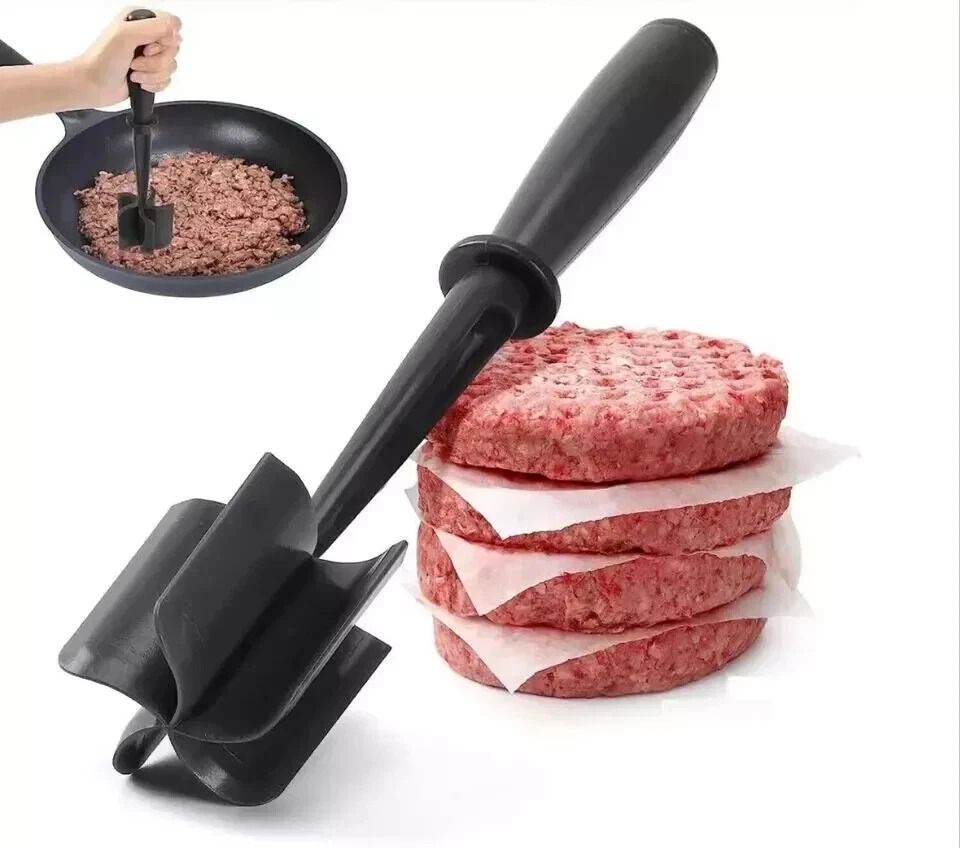 Meat Chopper & Shredder, Heat Resistant, For Ground Beef, Turkey, Chicken, and Burgers – High-Quality, Non-Stick Kitchen