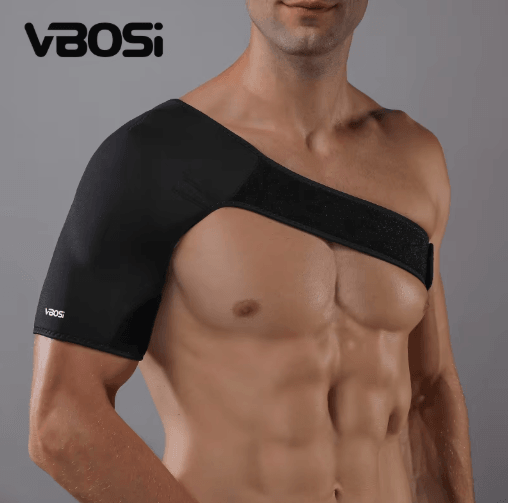 VBOSI Adjustable Shoulder Support Brace – Breathable Rotator Cuff Compression Stabilizer