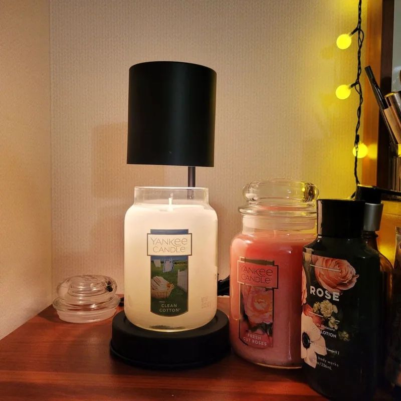 Modern Korean Candle Warmer Lamp Dimmable Electric Wax Melt Lamp with Candle Tray