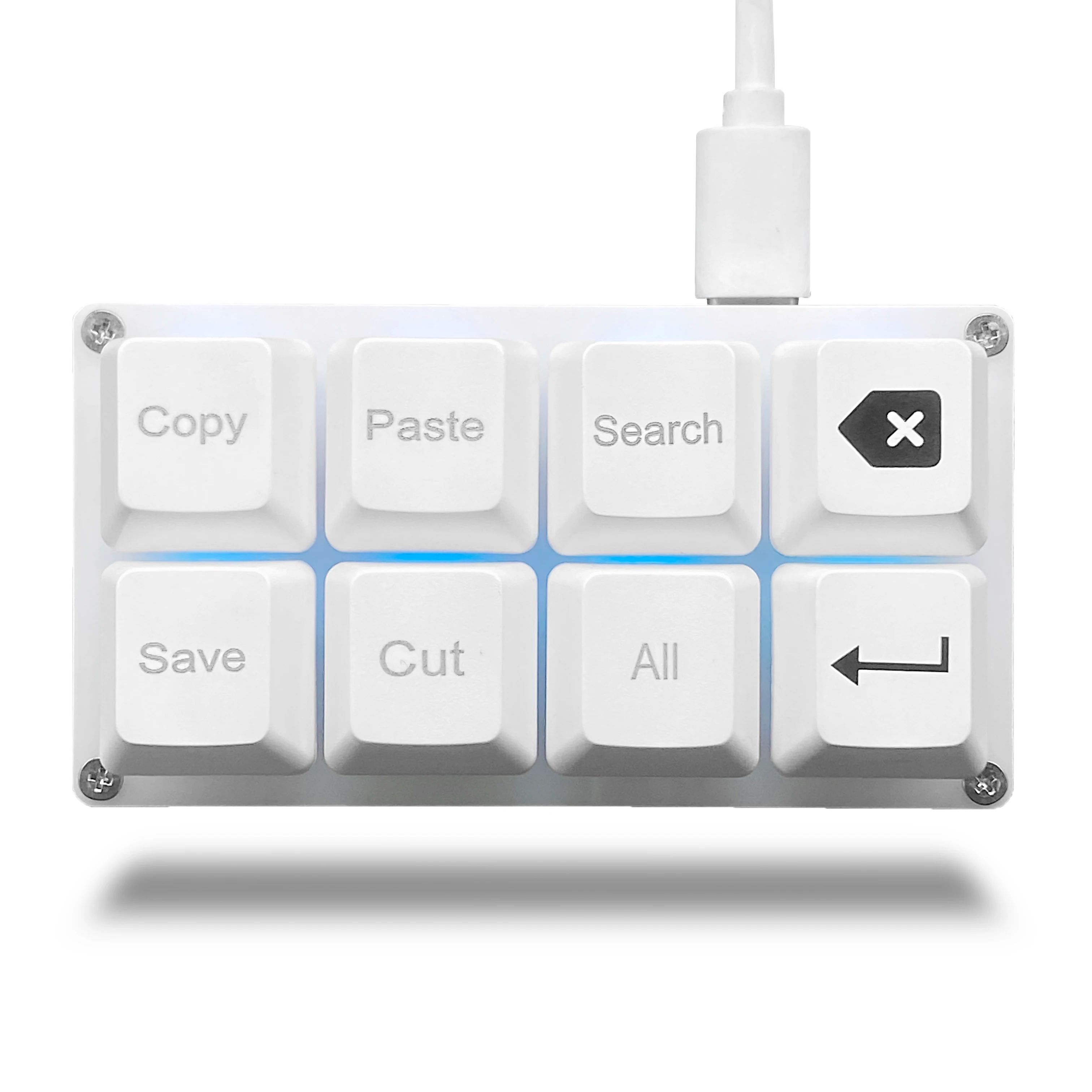 ProKey 8-Key Programmable Macro Keypad – Compact USB Shortcut Controller for Gaming & Productivity