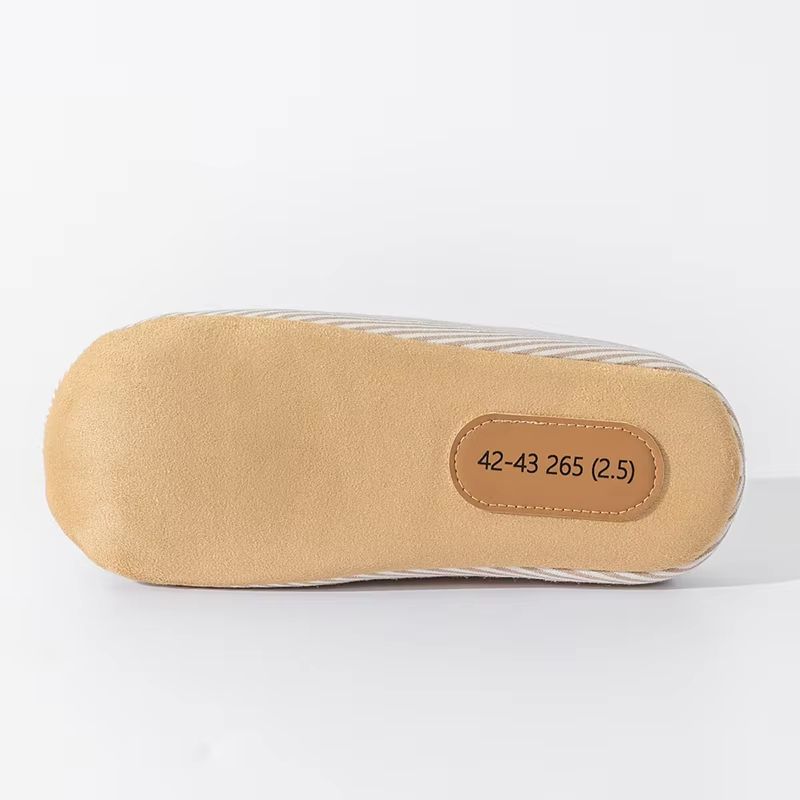 Unisex Soft Fur Home Slippers Warm Indoor Flat Slides Nonslip Bedroom Shoes