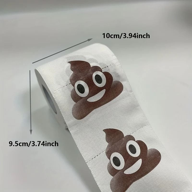 Fun Patterned Toilet Paper Roll and Industrial Grade 3 Layer Specialized Hygiene Hardware