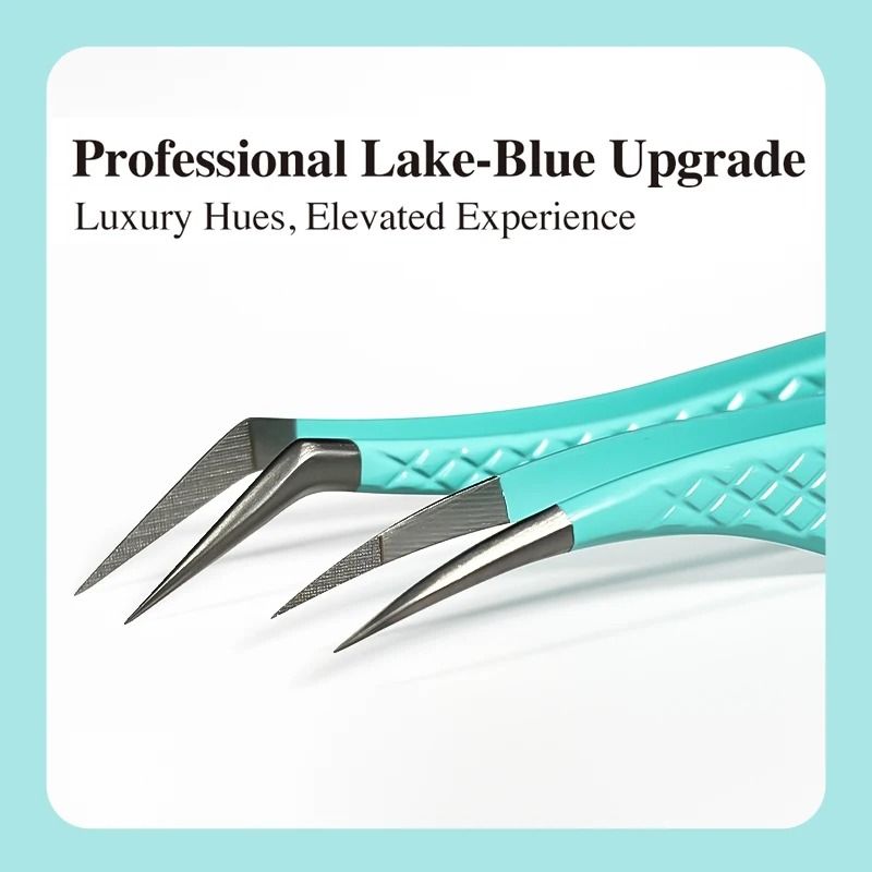 DIYDAY Antislip Precision Tweezers with High Density Fiber Tips