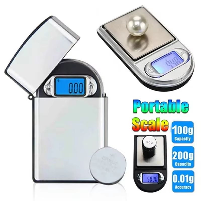 Mini Pocket Digital Precision Scale 0.00035oz Accuracy for Jewelry Reloading and Kitchen Use