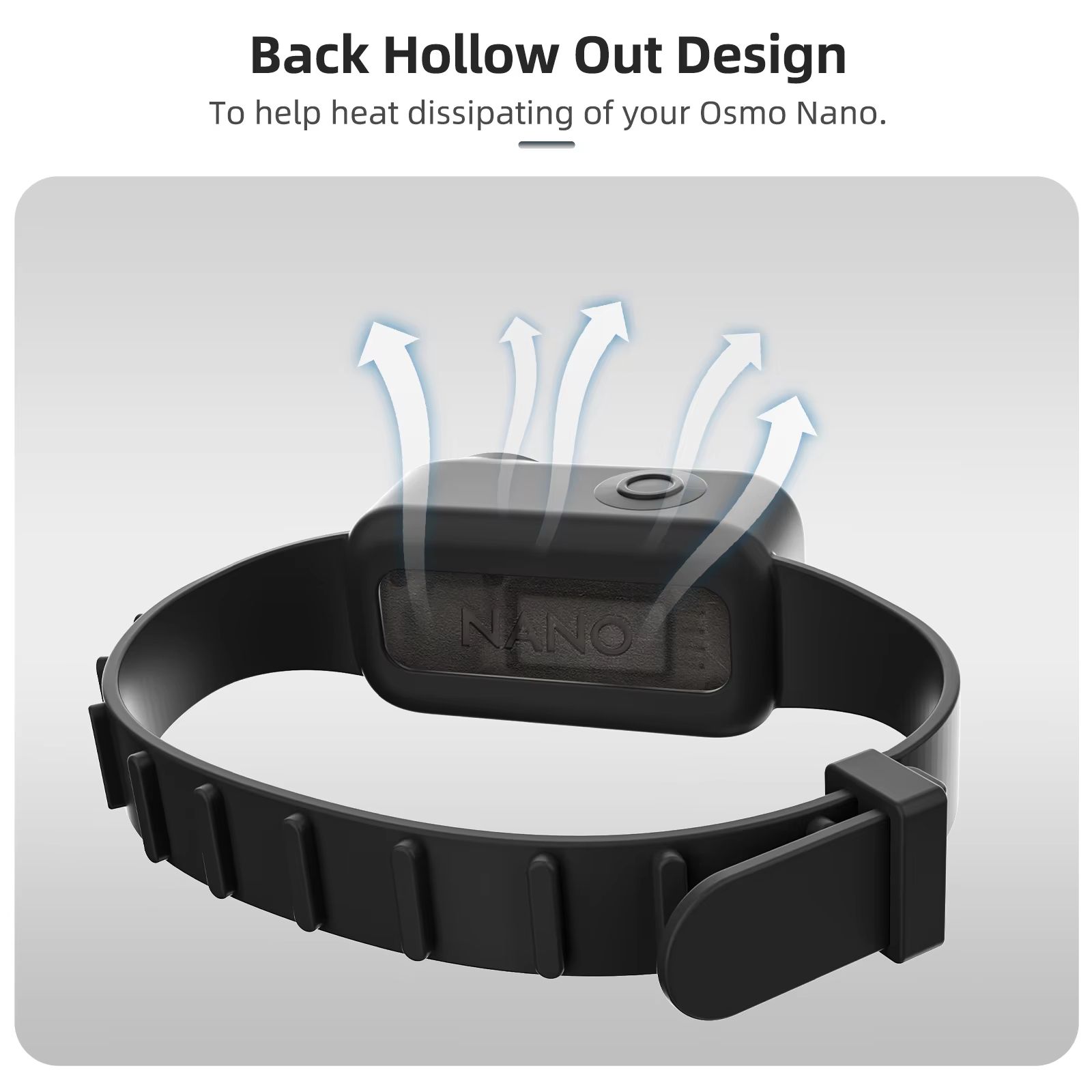 Silicone Wrist Band Mount For DJI Osmo Nano Sports Camera