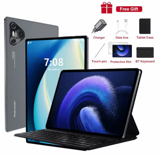 New 2025 16 Pro 10 Inch Android Tablet with Snapdragon 870, 16GB RAM and 1TB Storage