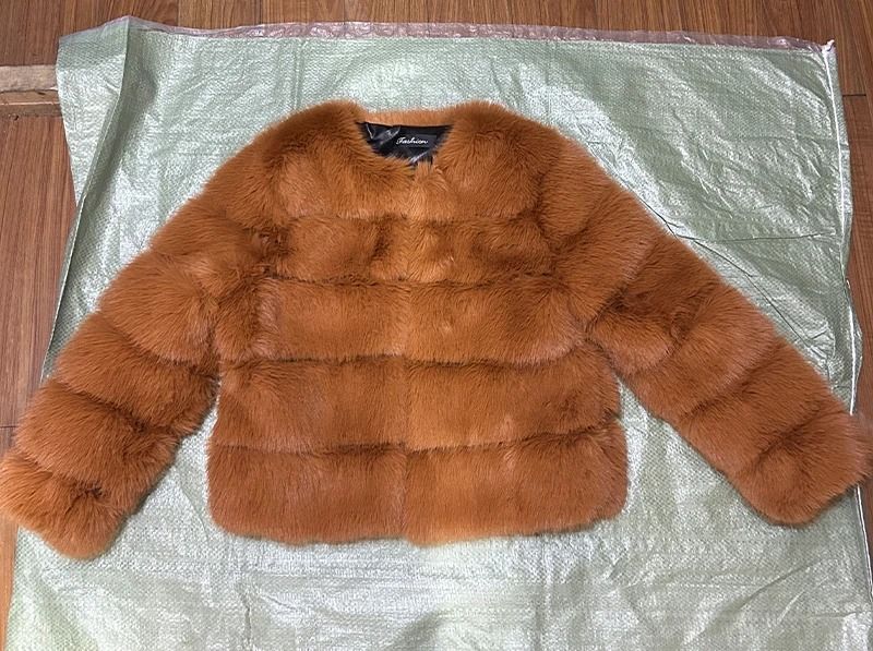 2024 Luxury Faux Raccoon Fur Coat | Premium Fluffy Winter Jacket & Thick Warm Furry Outerwear System