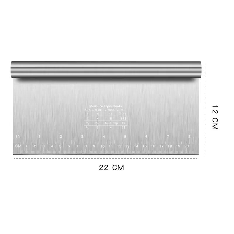 Professional Stainless Steel Cake Scraper Buttercream Edge Cake Smoother Tool Baking Pastry Spatula